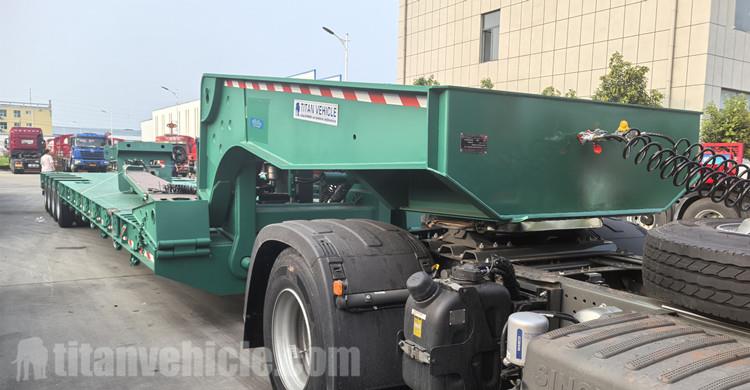 Remolque Low Boy de 4 ejes en venta en Filipinas