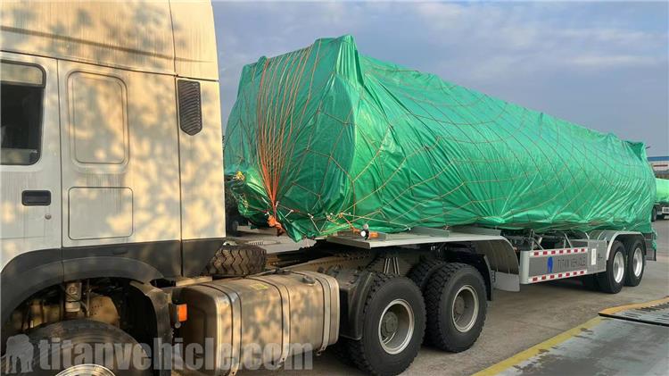 Remolque cisterna de aleaci&oacute;n de aluminio de 2 ejes y 38 CBM en venta en Mali