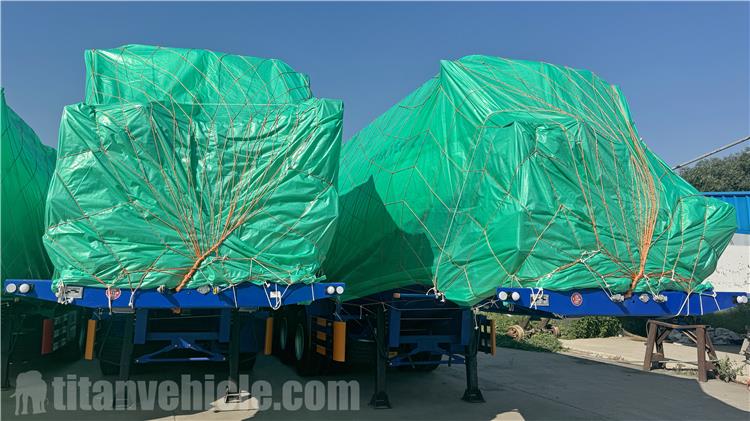 Remolque neum&aacute;tico para carga seca a granel de 4 ejes y 45 CBM en venta en Timor Oriental