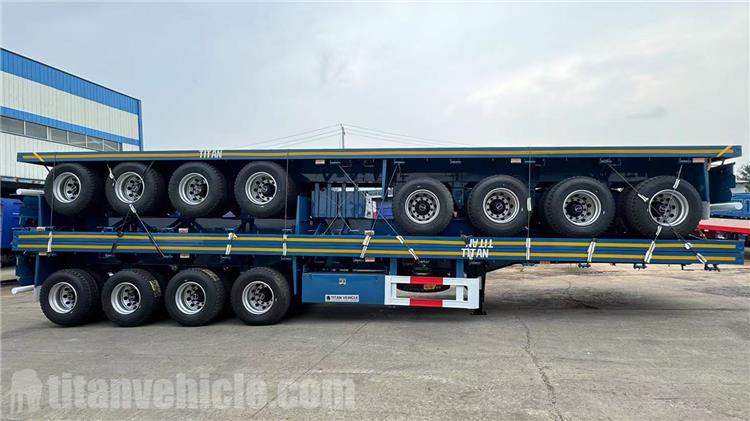 Remolque de plataforma plana de 4 ejes en venta en Jamaica
