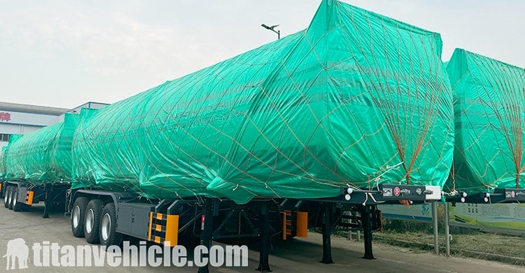 Remolque cisterna de combustible de 3 ejes en venta en la República Democrática del Congo