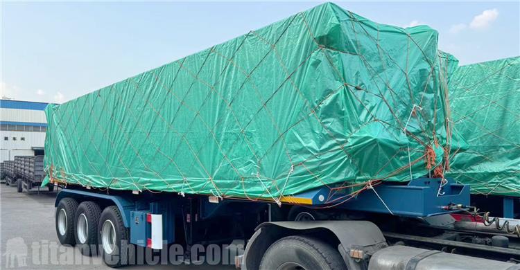 Semirremolque volcador de tres ejes de 30 cbm en venta en Kenia