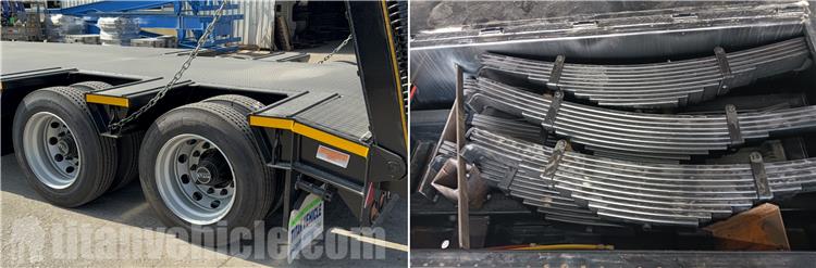 Remolque de plataforma baja de 2 ejes en venta en Zimbabue