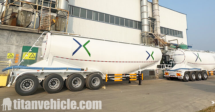Cami&oacute;n cisterna de cemento seco a granel de 4 ejes y 50 m3 en venta en Ghana