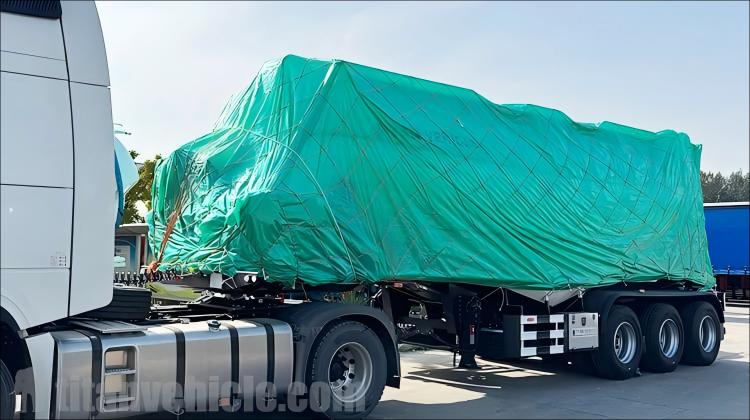 Remolque de carga seca a granel de tres ejes en venta en Camer&uacute;n