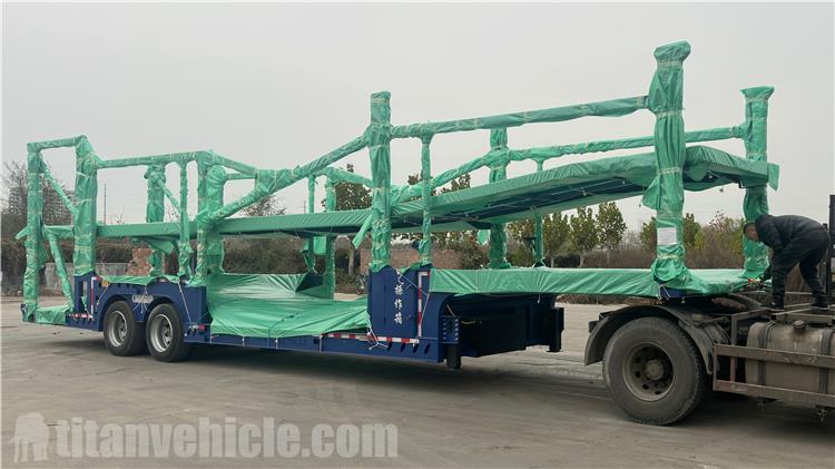 Remolque para transporte de veh&iacute;culos de 2 ejes en venta en Tanzania