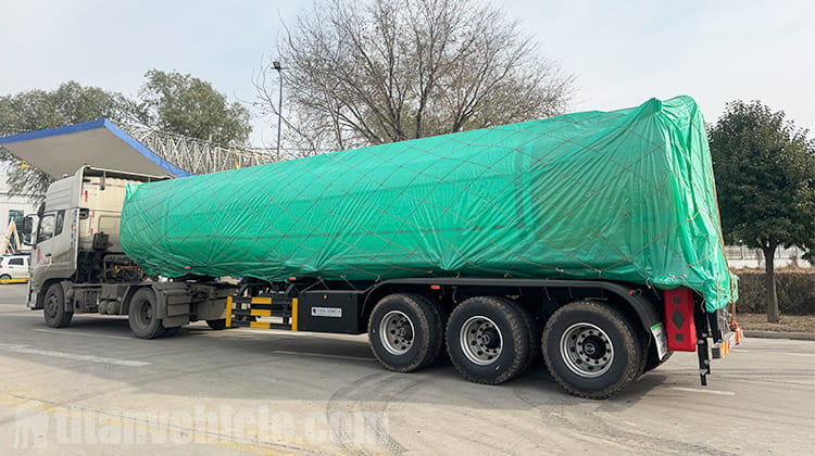 Remolque cisterna de combustible de 4500 litros en venta en Tanzania