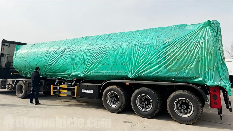 Remolque cisterna de combustible de 4500 litros en venta en Tanzania