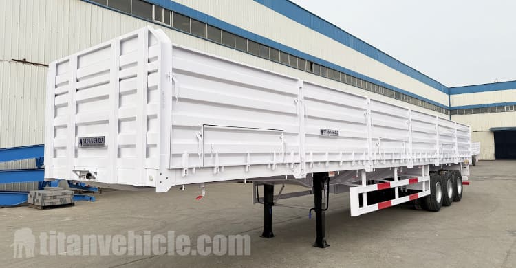Remolque de transporte de granos de 3 ejes con laterales abatibles en venta en Zimbabue