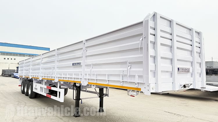 Remolque de transporte de granos de 3 ejes con laterales abatibles en venta en Zimbabue