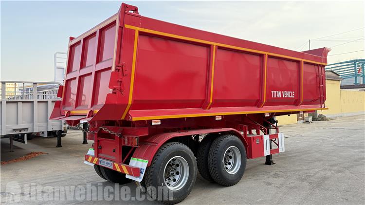 Semirremolque basculante de 2 ejes con suspensi&oacute;n de bogies en venta en Zambia