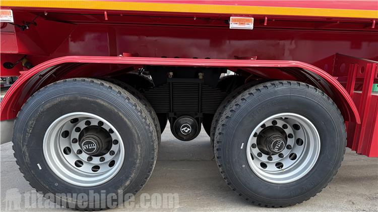 Semirremolque basculante de 2 ejes con suspensi&oacute;n de bogies en venta en Zambia