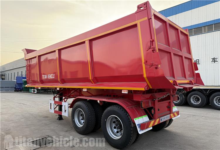 Semirremolque basculante de 2 ejes con suspensi&oacute;n de bogies en venta en Zambia