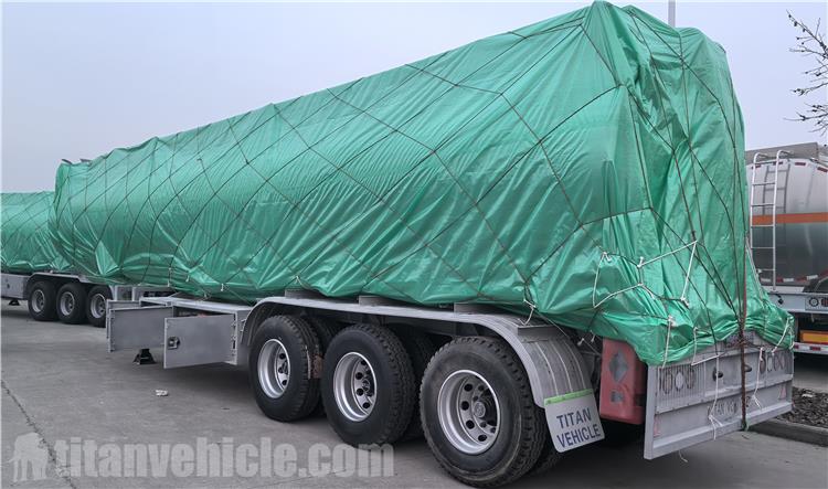 Remolque cisterna de aluminio de 3 ejes a la venta en Jamaica