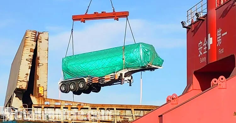 Remolque cisterna de cemento de 3 ejes en venta en Ghana