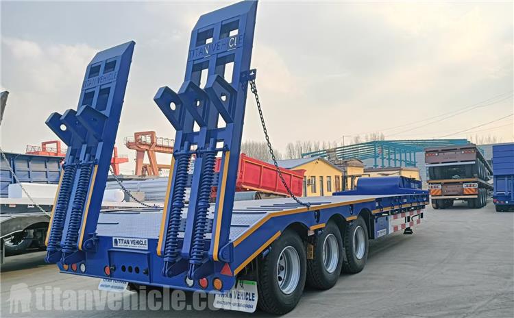 Remolque semirremolque de plataforma baja de 40 pies en venta en Nigeria, Lagos
