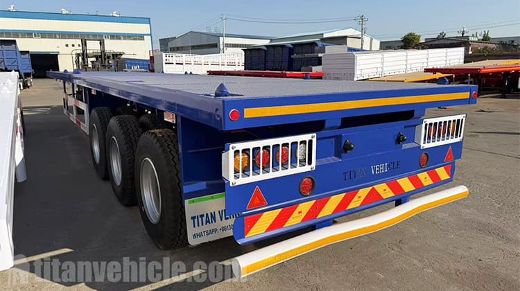 Fabricantes de semirremolques de plataforma plana de 40 pies en venta en Zambia