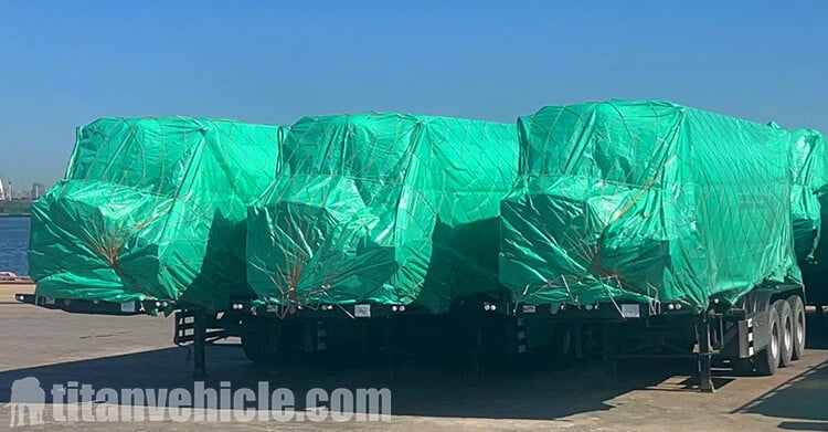 Remolque cisterna de cemento a granel de 3 ejes en venta en República Dominicana