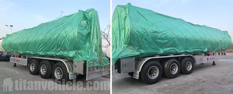 Remolque cisterna de aluminio para combustible en venta en Camerún