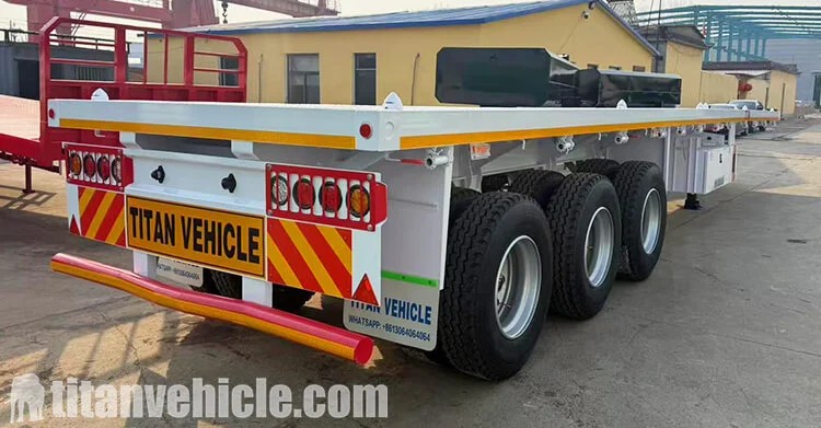 Remolque de plataforma de 3 ejes y 40 pies en venta en Uganda