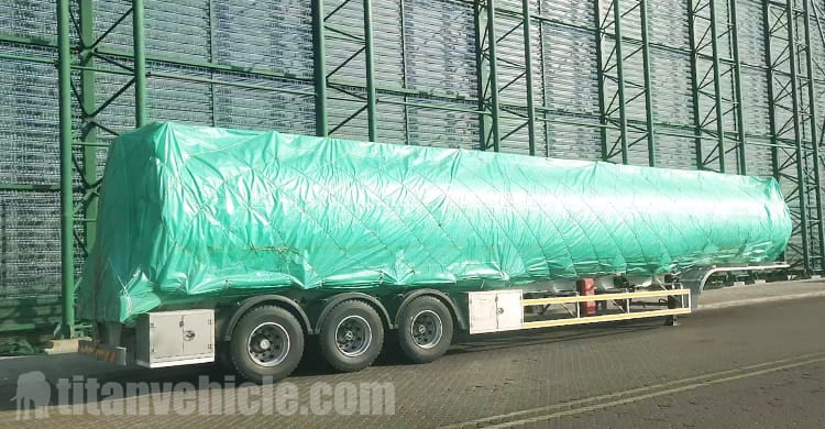 Se enviará un remolque cisterna de combustible de 45000 litros a Zambia