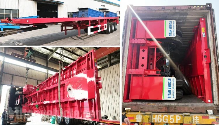 Fabricantes de semirremolques de plataforma de 3 ejes en venta en Nigeria