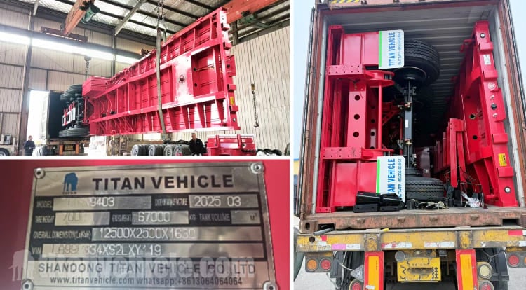 Remolque de plataforma de 40 pies en venta en Zambia