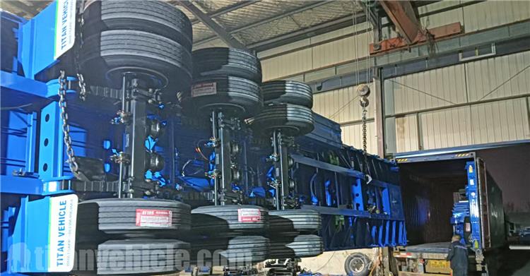 Remolque de carga de 80 toneladas con valla en venta en Lagos, Nigeria