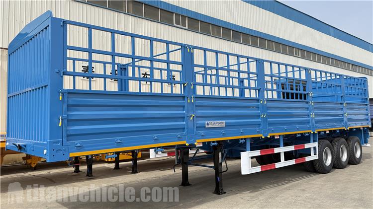Remolque de carga de 80 toneladas con valla en venta en Lagos, Nigeria