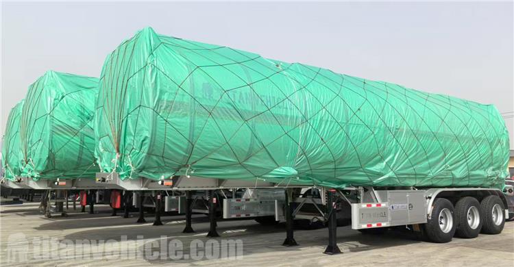 Remolque cisterna de aluminio de tres ejes en venta en Zambia, Lusaka