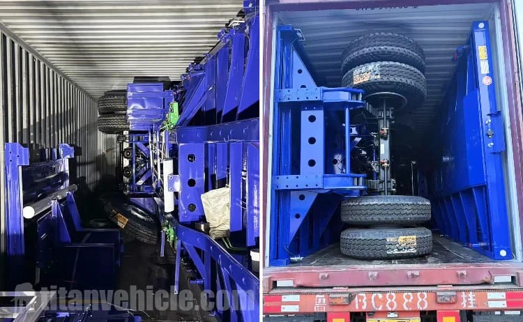 Precios de remolques de plataforma de tres ejes de 40 pies en venta en Guyana