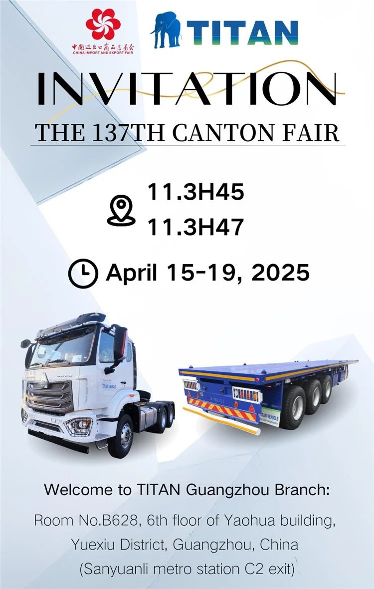 ¡Bienvenido a visitar el stand de TITAN en la Feria de Cantón!