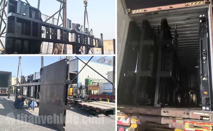 Remolque contenedor de dos ejes en venta en Jamaica