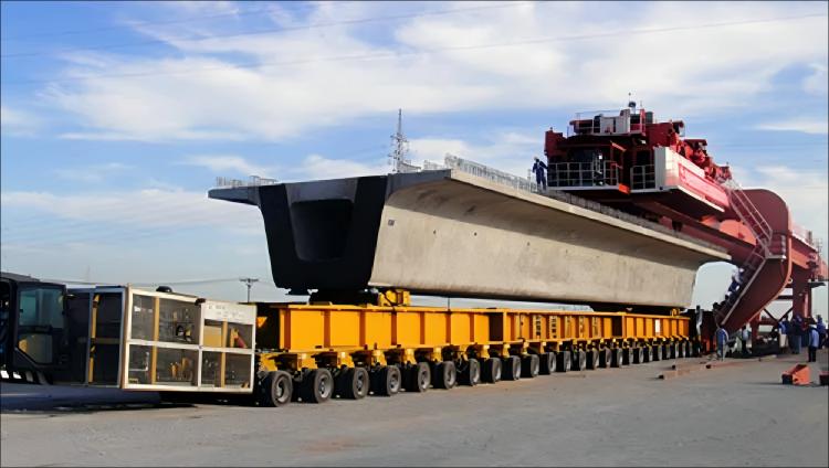 Remolque para transporte de maquinaria pesada