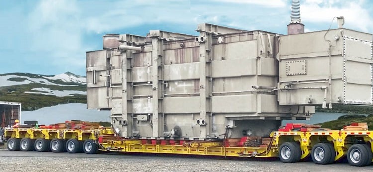 Remolque modular hidráulico Remolque multieje Transportador modular autopropulsado