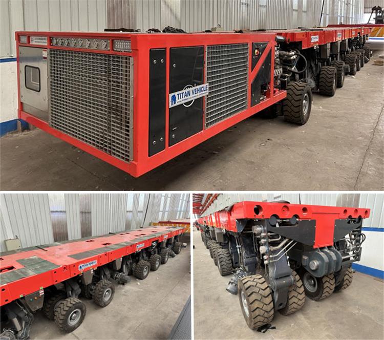Remolque de varios ejes a la venta: remolque modular hidráulico transportador modular autopropulsado (SPMT)