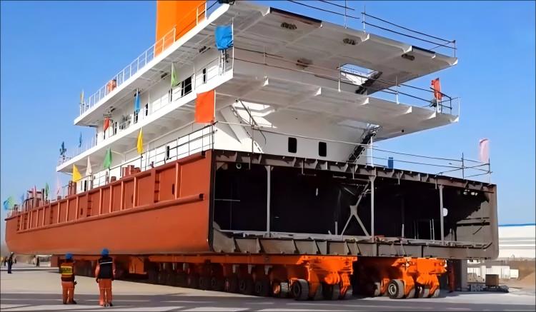 Remolque de varios ejes a la venta: remolque modular hidráulico transportador modular autopropulsado (SPMT)