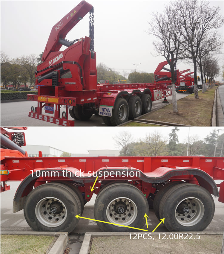 Cargador lateral para contenedores de 3 ejes y 40 pies