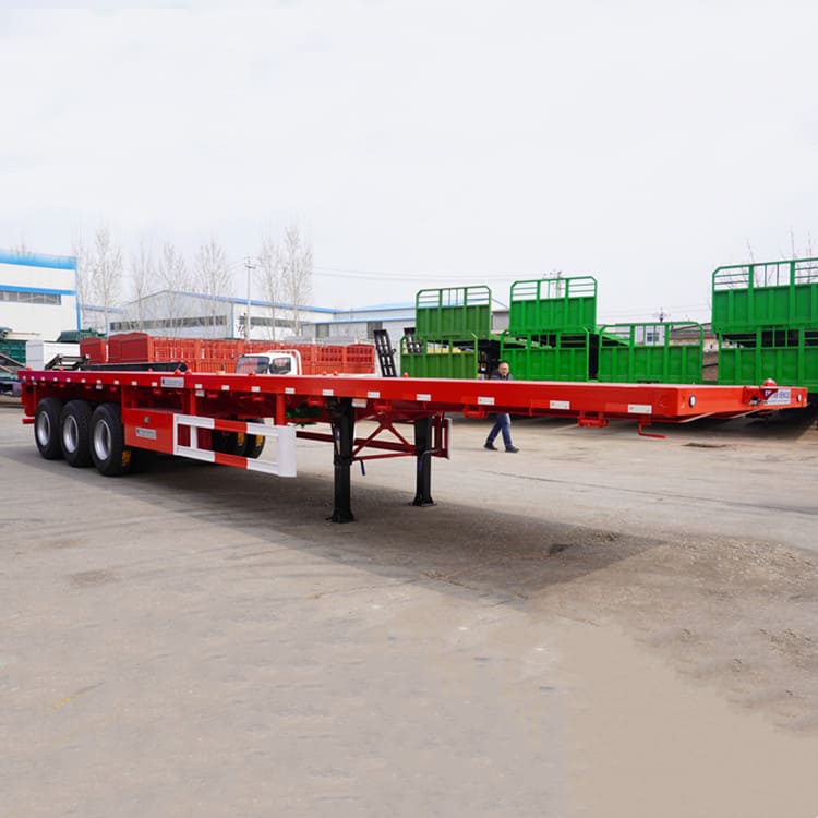 Remolque de plataforma de 3 ejes y 40 pies