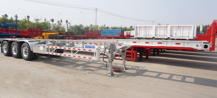 Semirremolque con estructura de aluminio de 45 pies