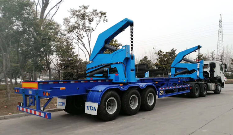 Cargador lateral de contenedores de 40 pies