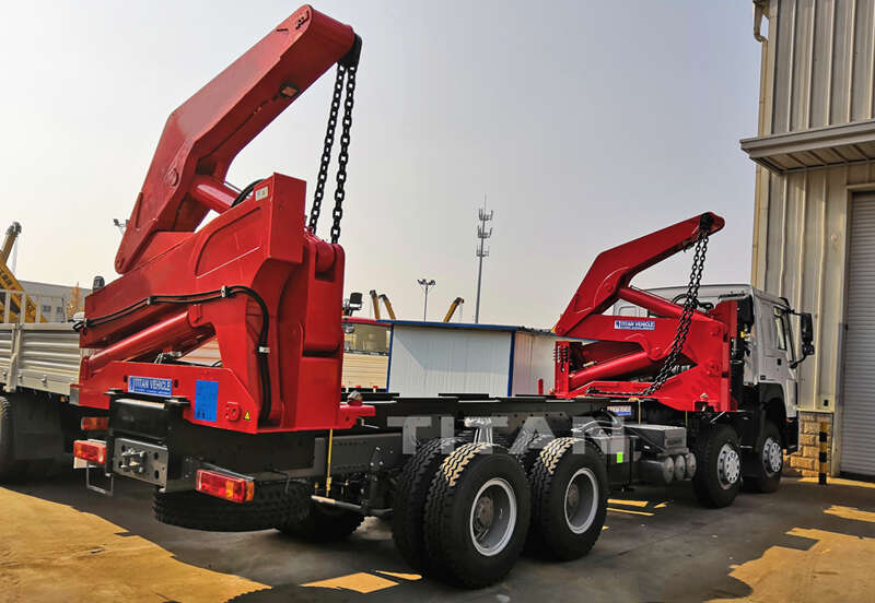 Tractor de carga lateral para contenedores de 20 pies