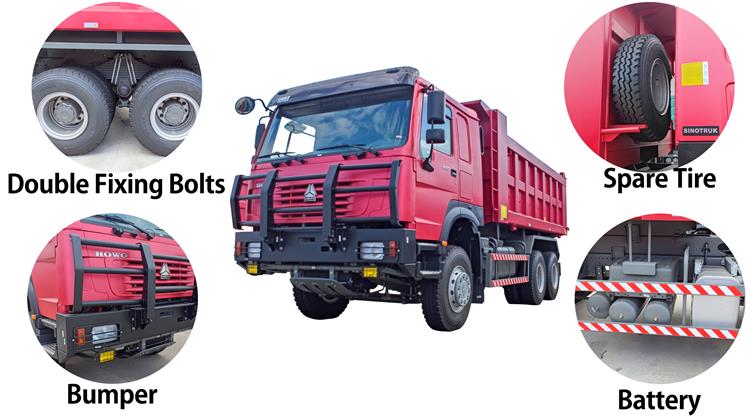 Camión volquete Sinotruk HOWO 400HP a la venta en Perú