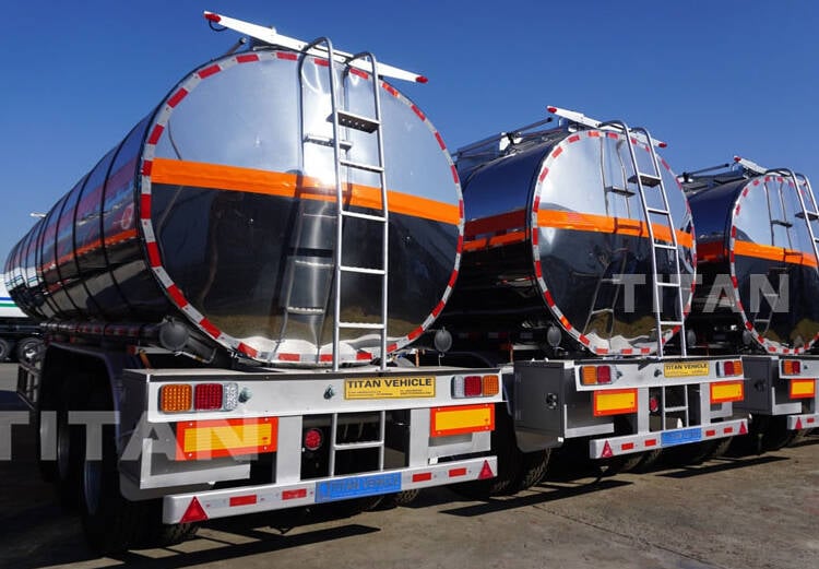 Cisterna de acero inoxidable de 3 ejes a la venta