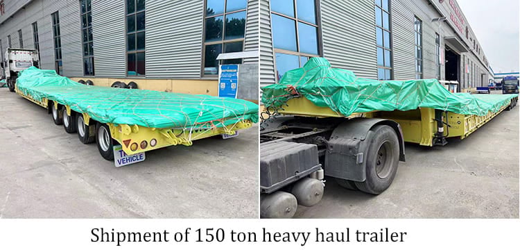 Remolques de transporte pesado de 150 toneladas a precio de venta Fabricantes