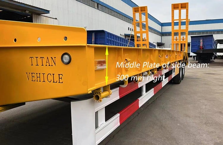 Venta de cargador bajo de 2 ejes | Precio bajo del remolque del tractor del cargador en Guam