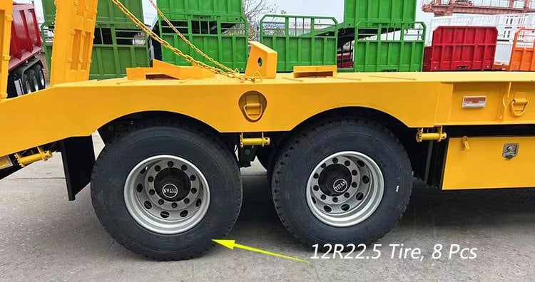 Venta de cargador bajo de 2 ejes | Precio bajo del remolque del tractor del cargador en Guam