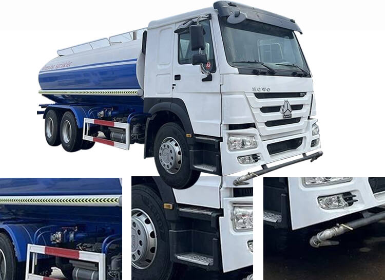 Camión rociador de agua Howo usado en venta