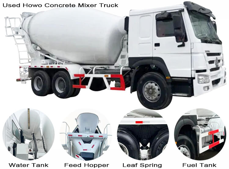 Camión mezclador Howo 6x4 usado en venta