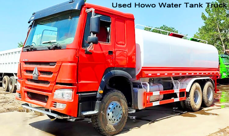 Camiones cisterna de agua de segunda mano Sinotruk Howo